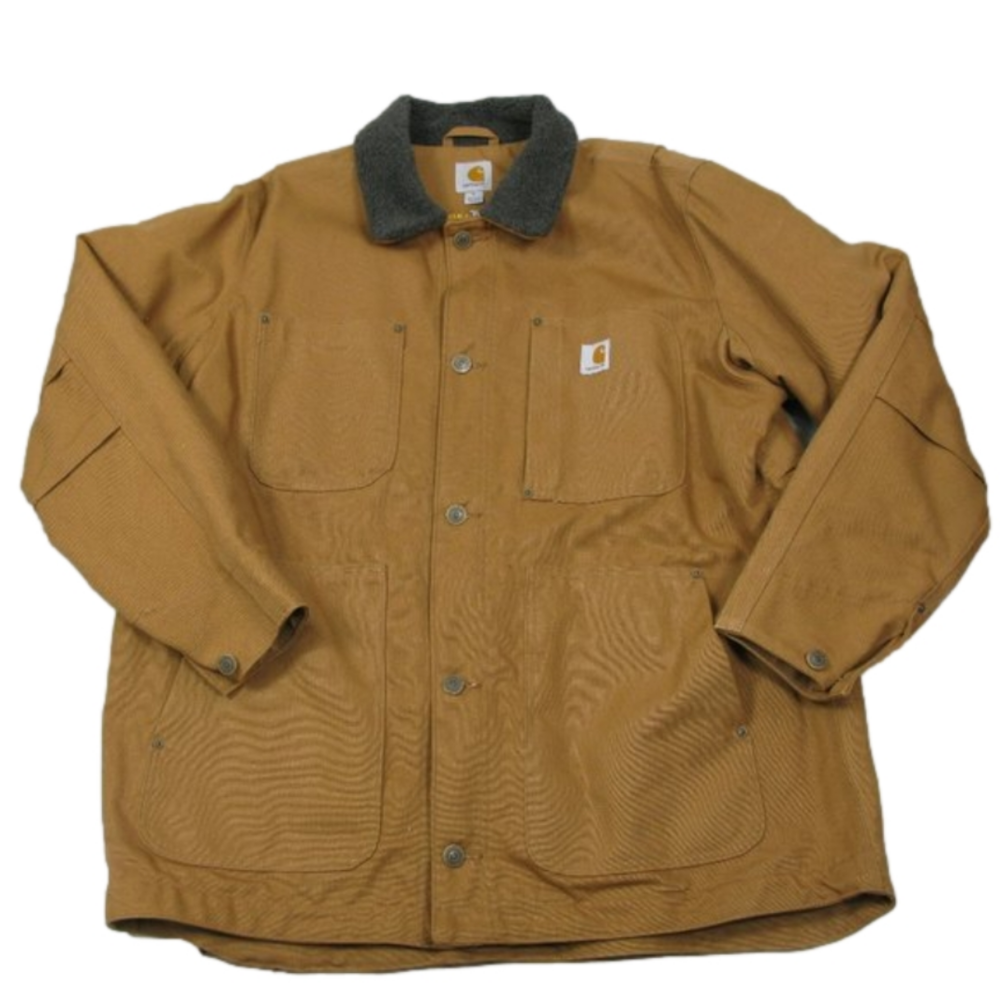 NWOT Carhartt Men's Tan Full Swing Fleece Lined Jacket Size XL